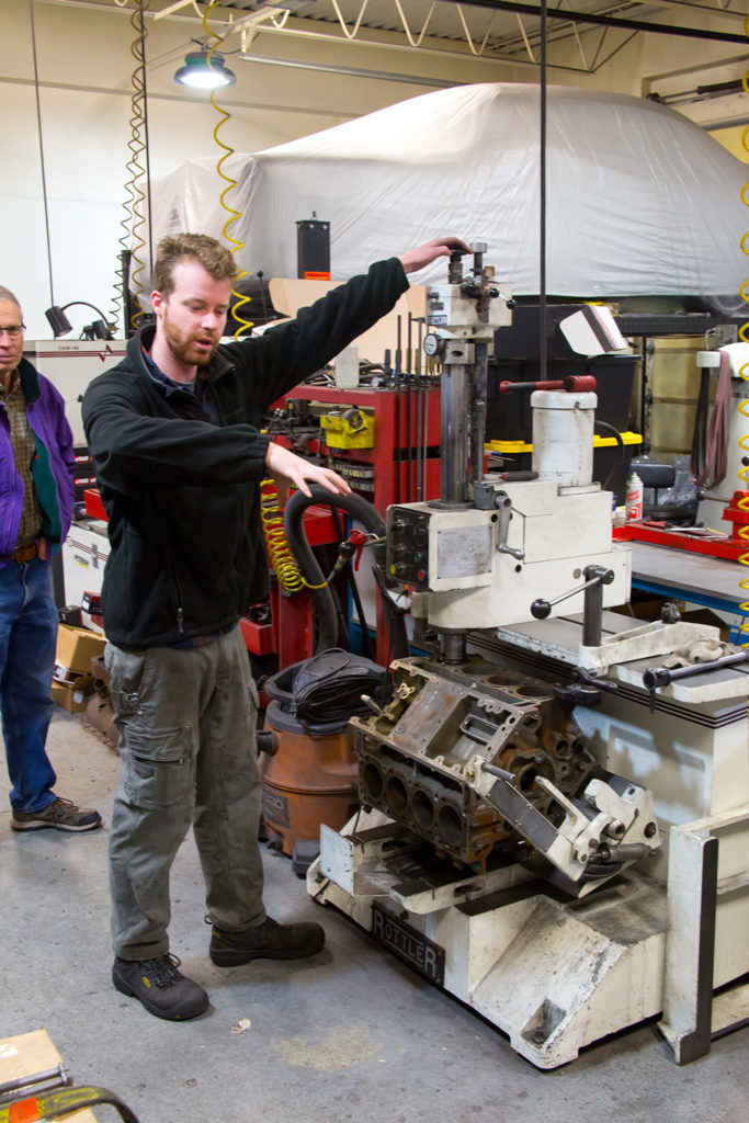 Engine Boring Demonstration
