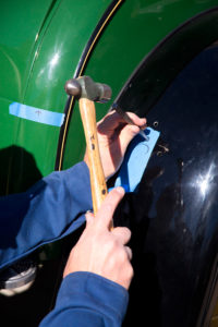 Center punching fender