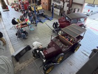 Arial view of garage day