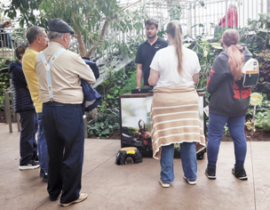 Learning about butterflies at the Biosphere